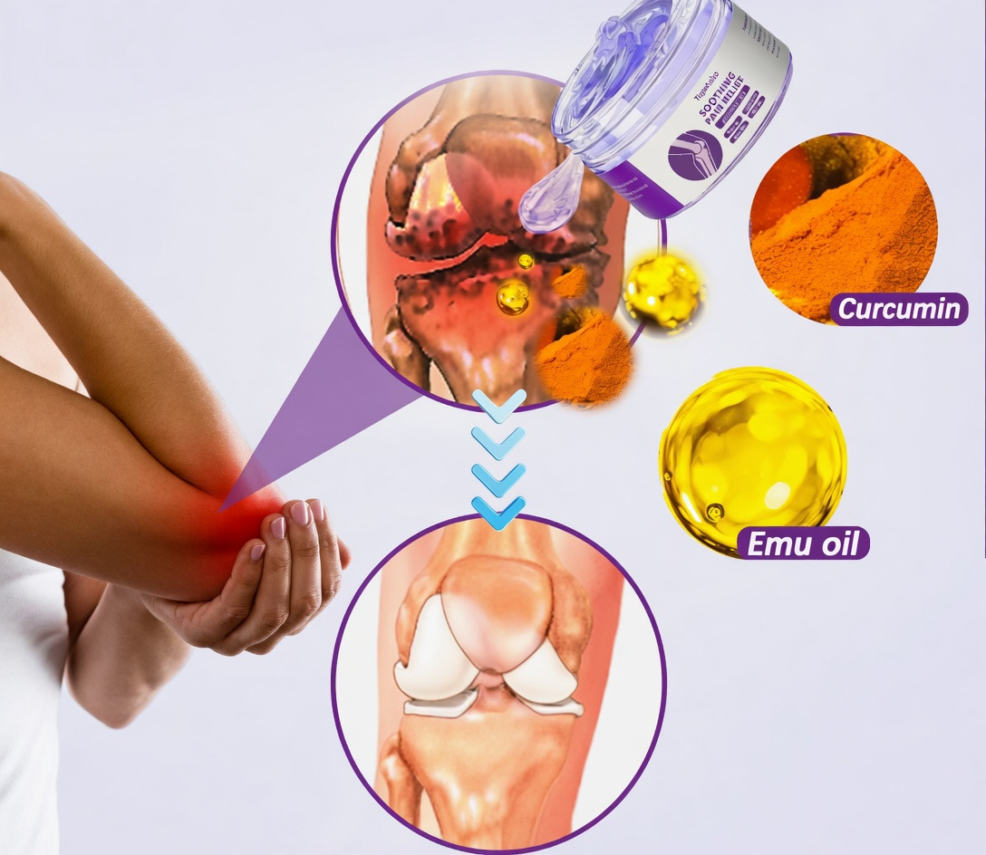 Clinically Trusted Arthritis Pain Relief Gel AAOS-Approved Turmeric & Emu Oil