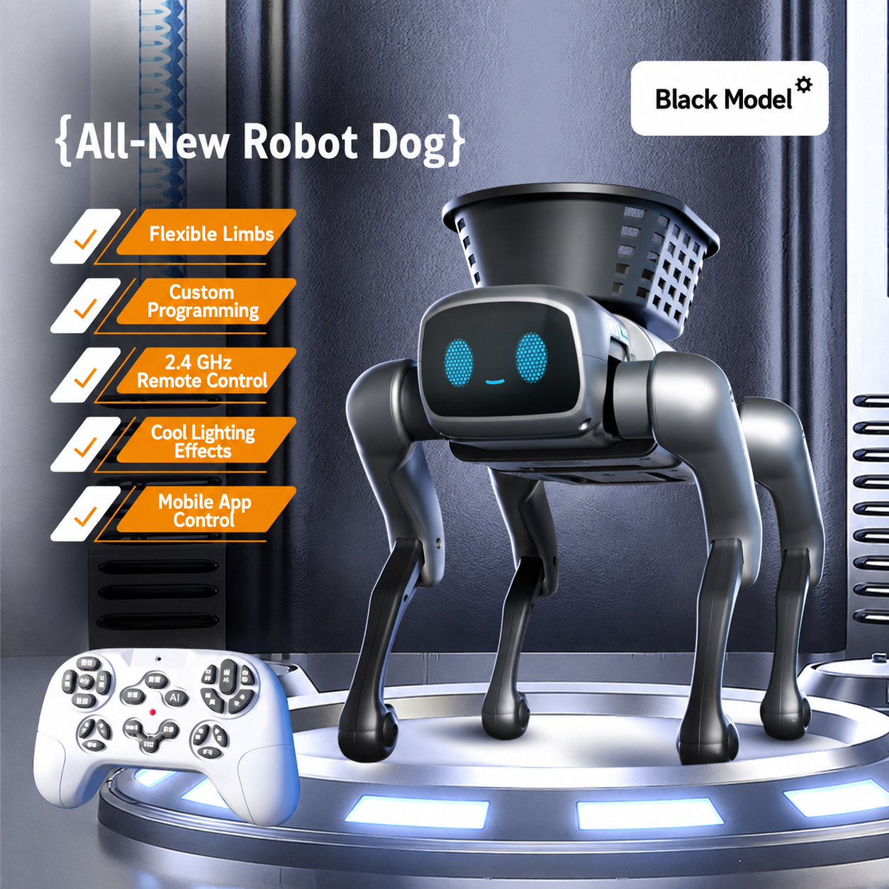 The smartest robot dog available worldwide.