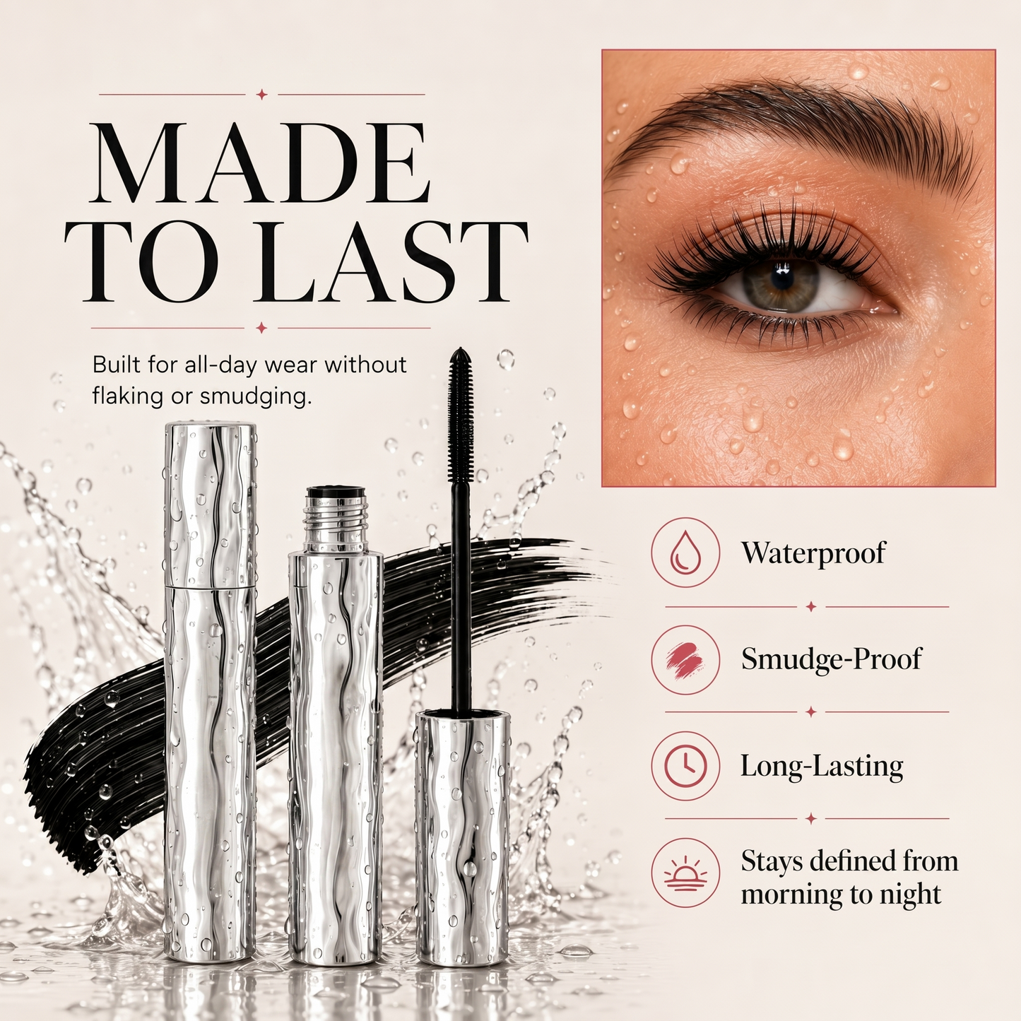 LAST DAY - BUY 1 GET 1 FREE💜Waterproof Curling & Lengthening Mascara